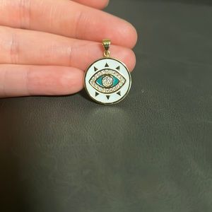 Necklace eye charm